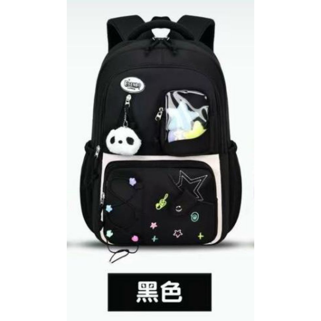 tas sekolah anak perempuan Korea bagpack SD SMP SMA perempuan