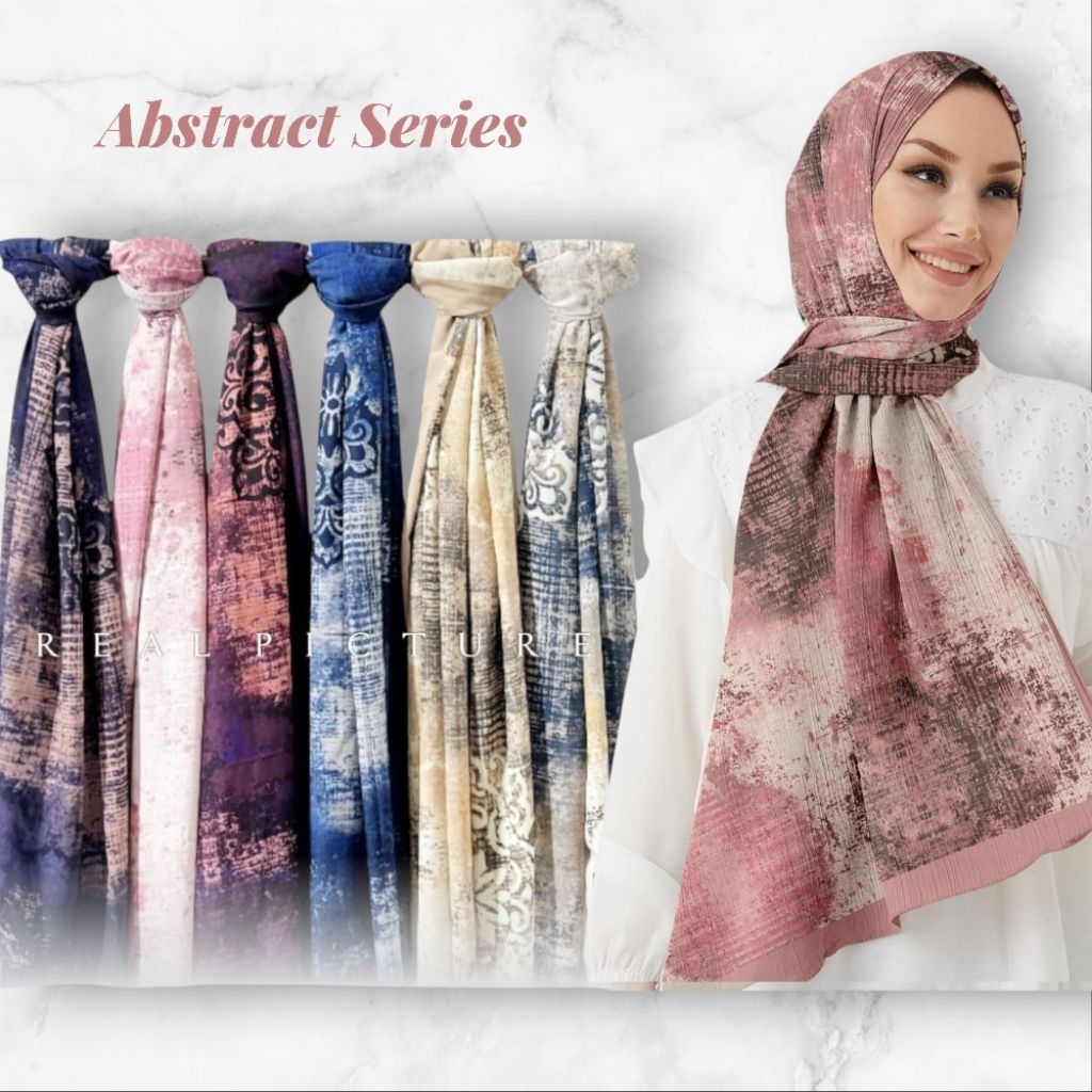 PASHMINA MOTIF ABSTRAK CERUTI PREMIUM/PASHMINA MOTIF PRINTING CERUTY BABYDOLL PREMIUM
