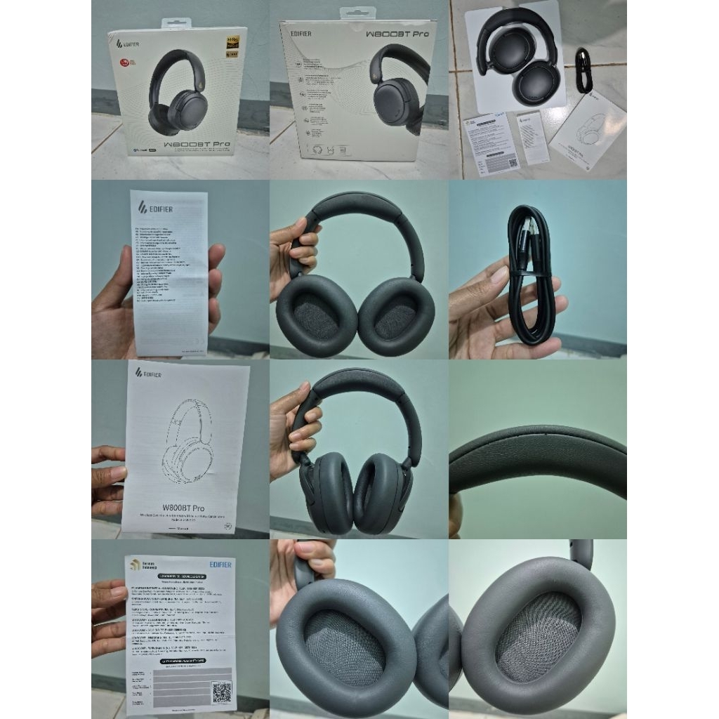 Preloved Headphone Bluetooth Edifier W800BT Pro
