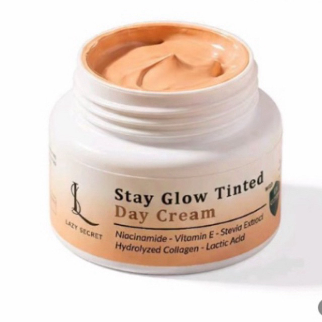 LAZY SECRET DAY CREAM Bedak Antik Flek Cream Siang Stay Glow [Mencerhakan Kulit]