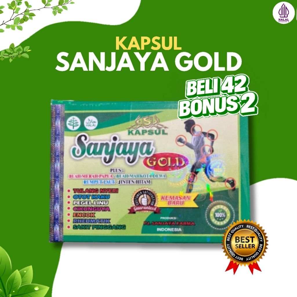 kapsul sanjaya gold 100% original