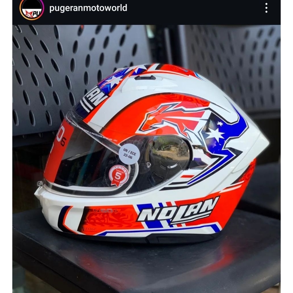 NOLAN N60-6 CASEY STONER KODE 50 FREE ANTI FOG