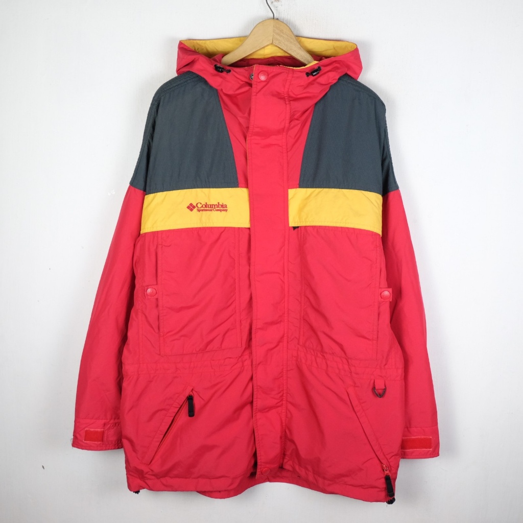 JAKET COLUMBIA OUTDOOR PARKA VINTAGE JK265 SIZE L FIT XL