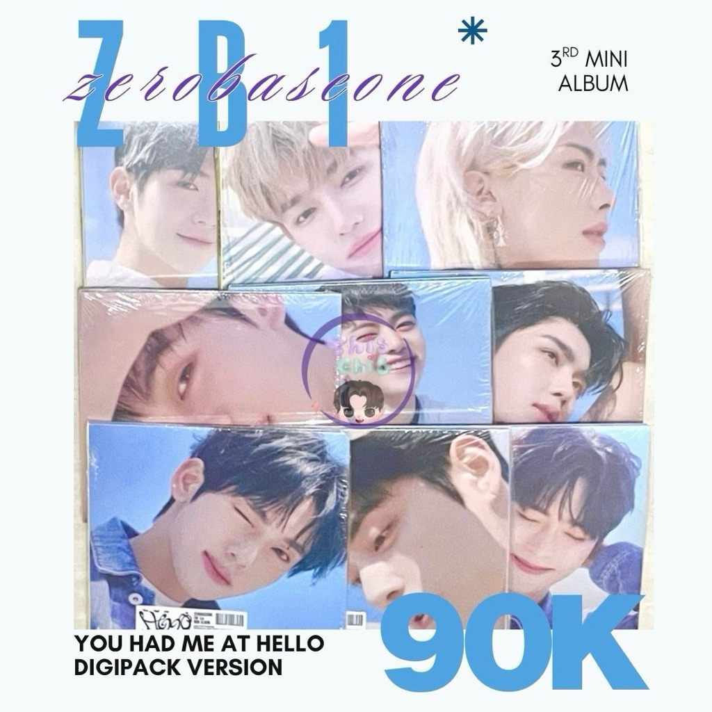 [READY STOCK] ZEROBASEONE You Had Me at HELLO 3rd Mini Album Digipack Version Sealed Fullset Sung Ha