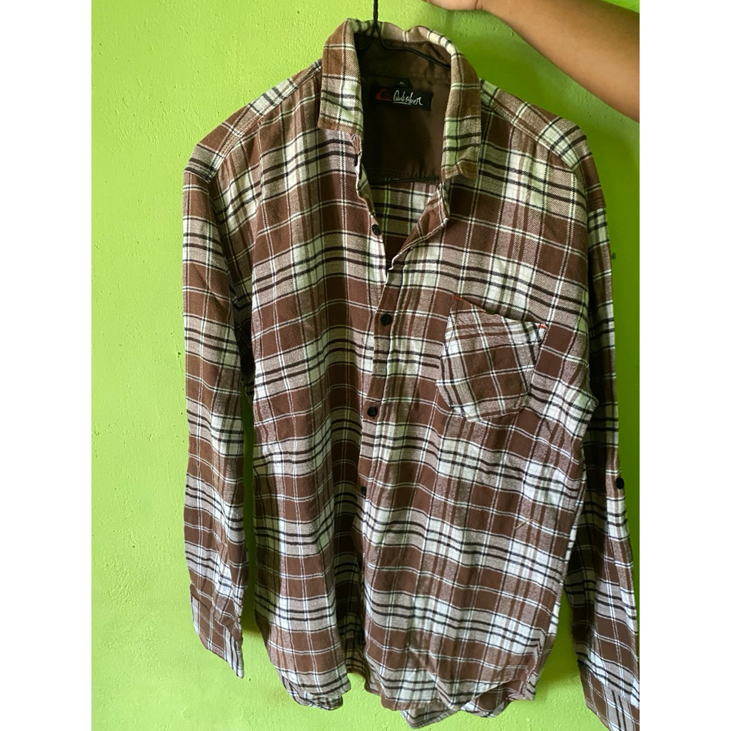 preloved kemeja flanel cowok
