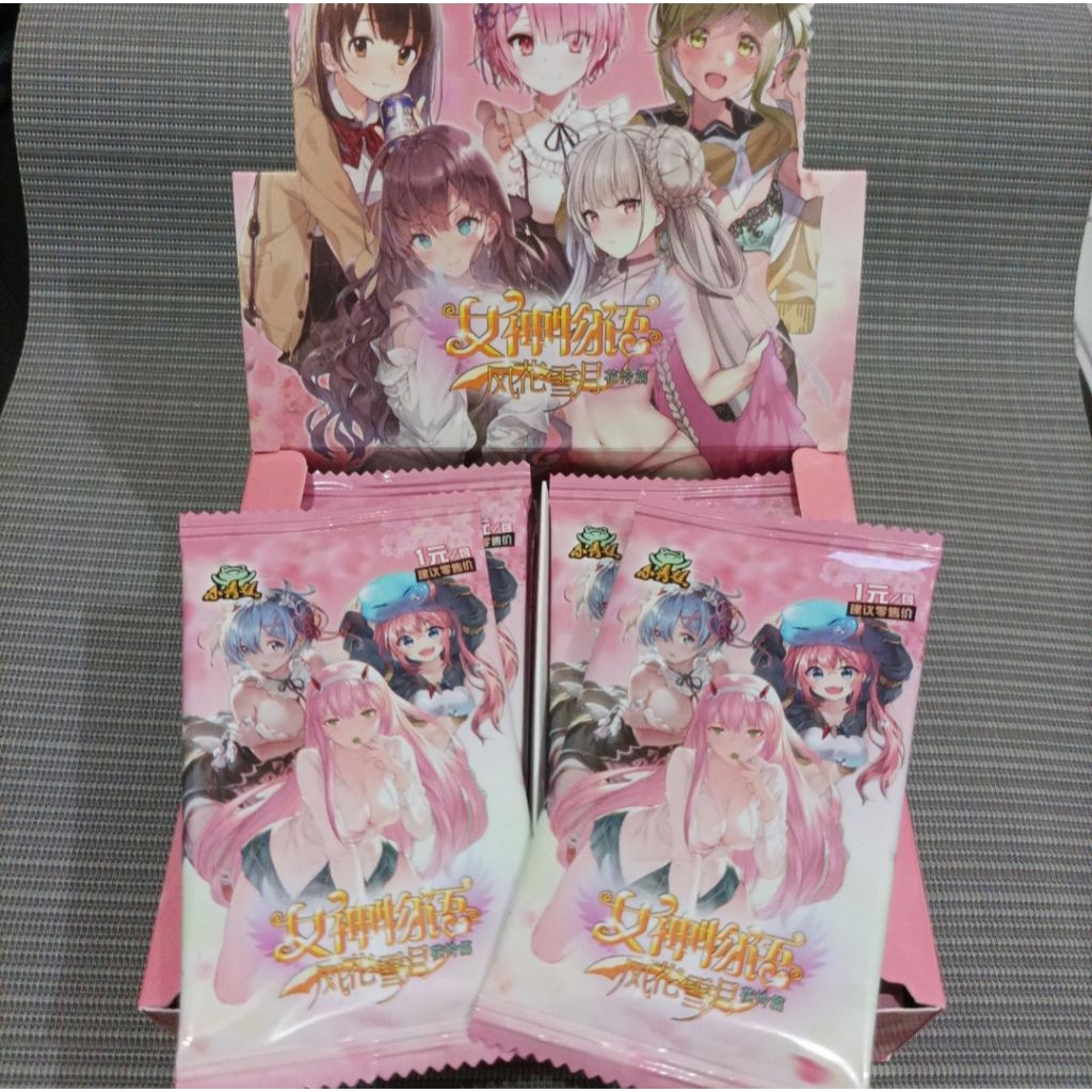 Goddess story trading card romance chapter sealed pack