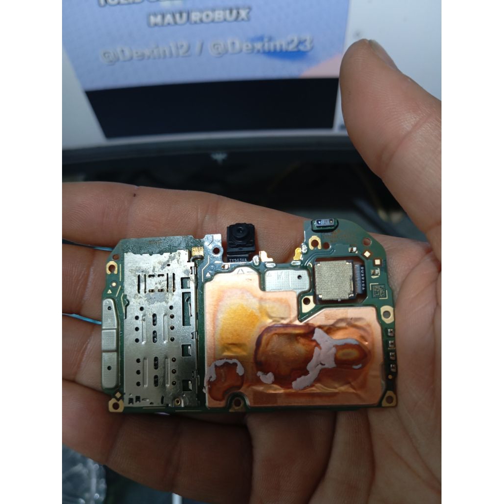 mesin Vivo y01 matot segel unit kamera