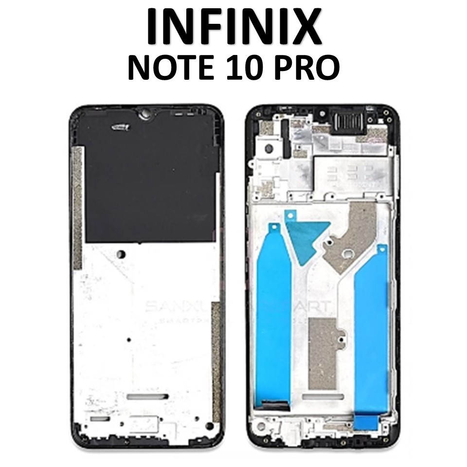 FRAME LCD INFINIX NOTE 10 PRO FRAME BEZZEL TULANG TENGAH ORIGINAL ORI 100%