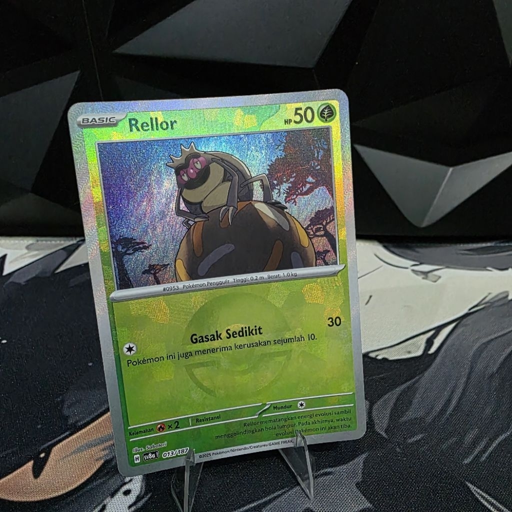 Tcg Pokemon Rellor Holo Pokeball ID