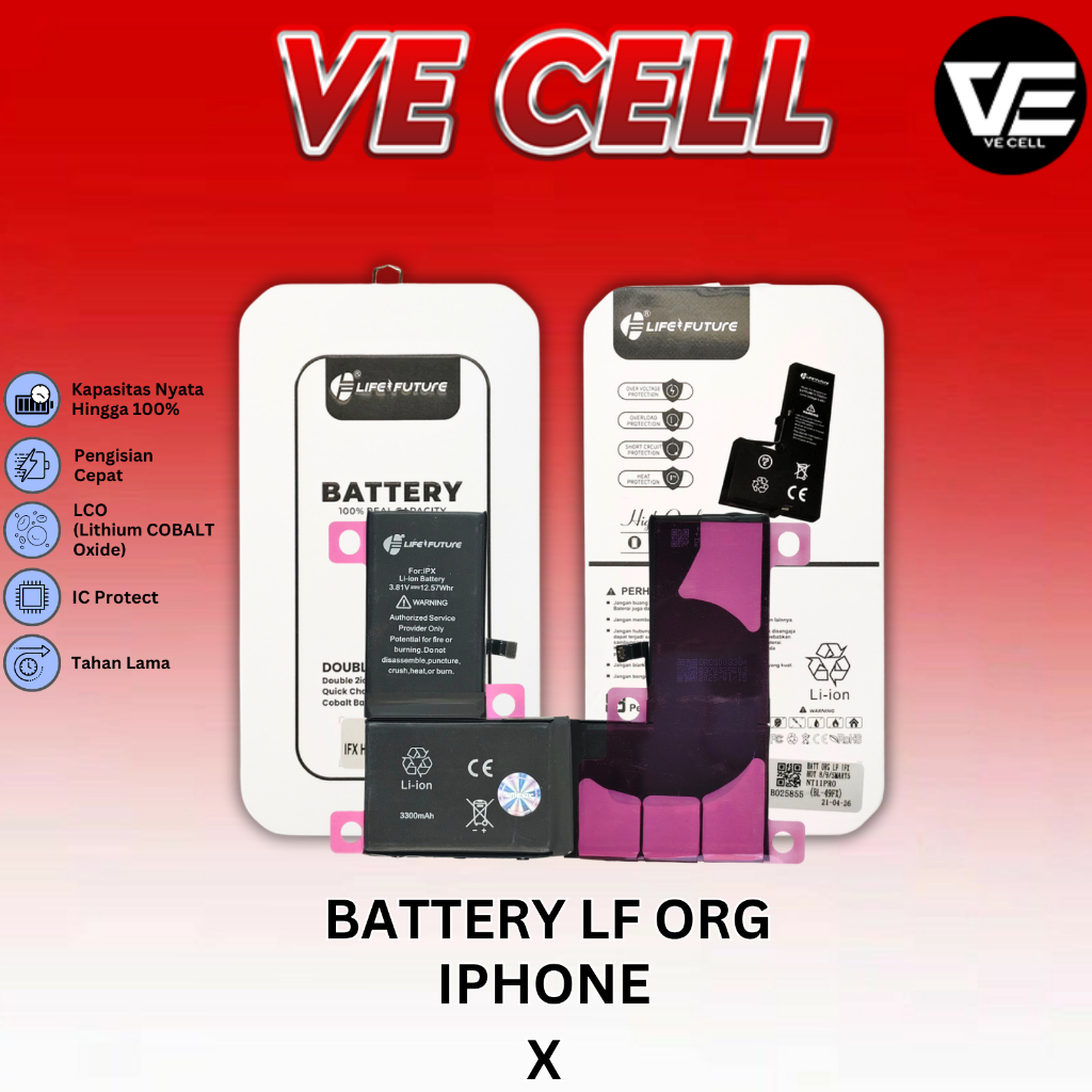 BATTERY LF ORG IPHONE X