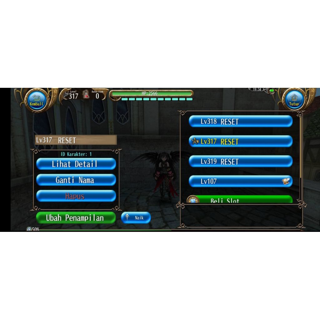 A.K.U.N Spina Toram max lv+misi selsai v2