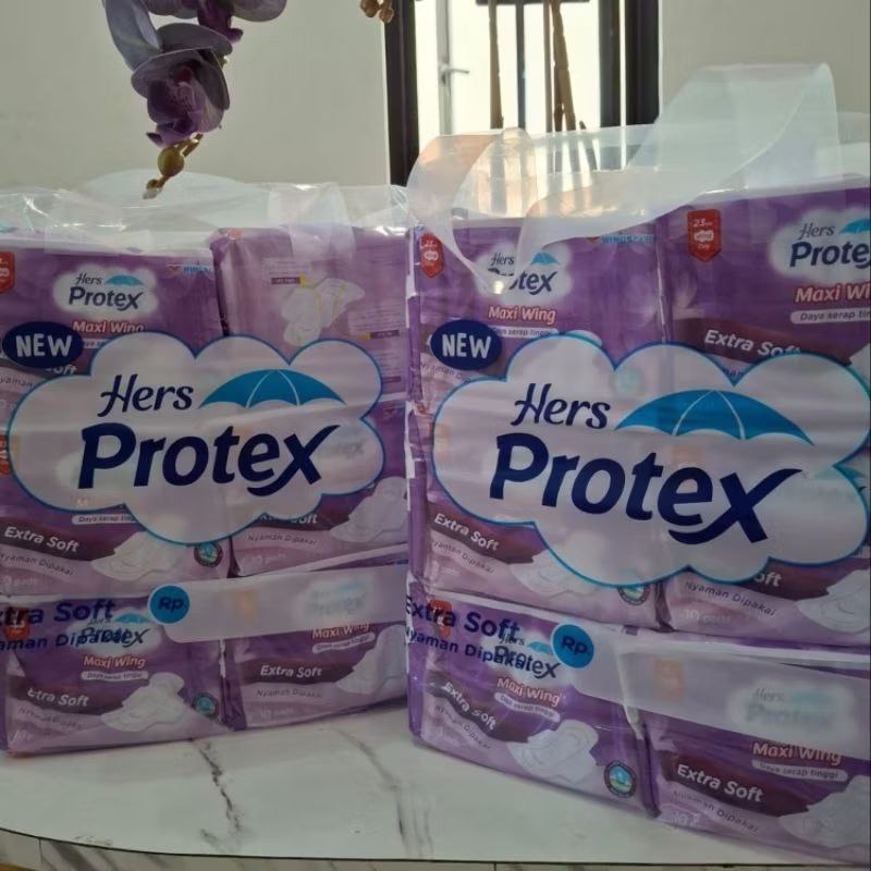 60pcs - Protex Ungu Hers Protex Ungu 10pads x 6 pack