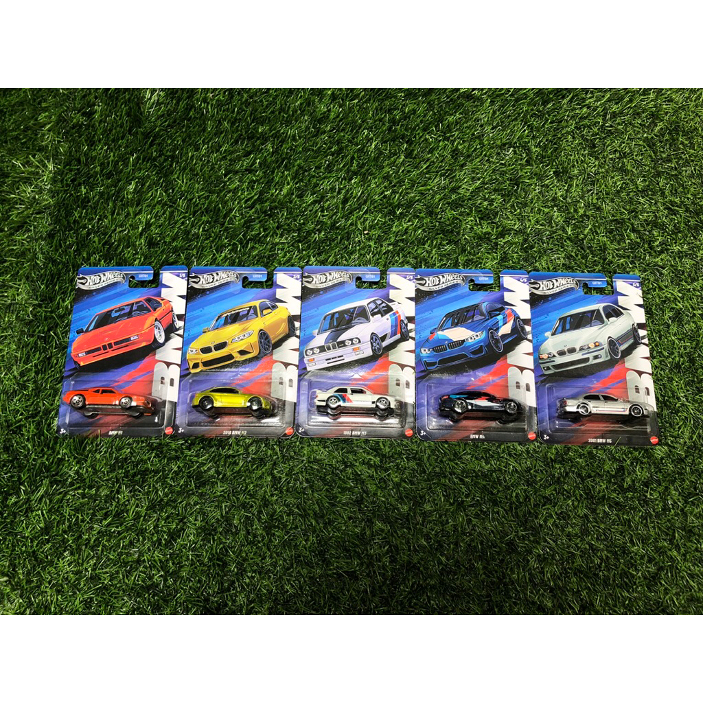 HOT WHEELS SILVER SERIES SET BMW