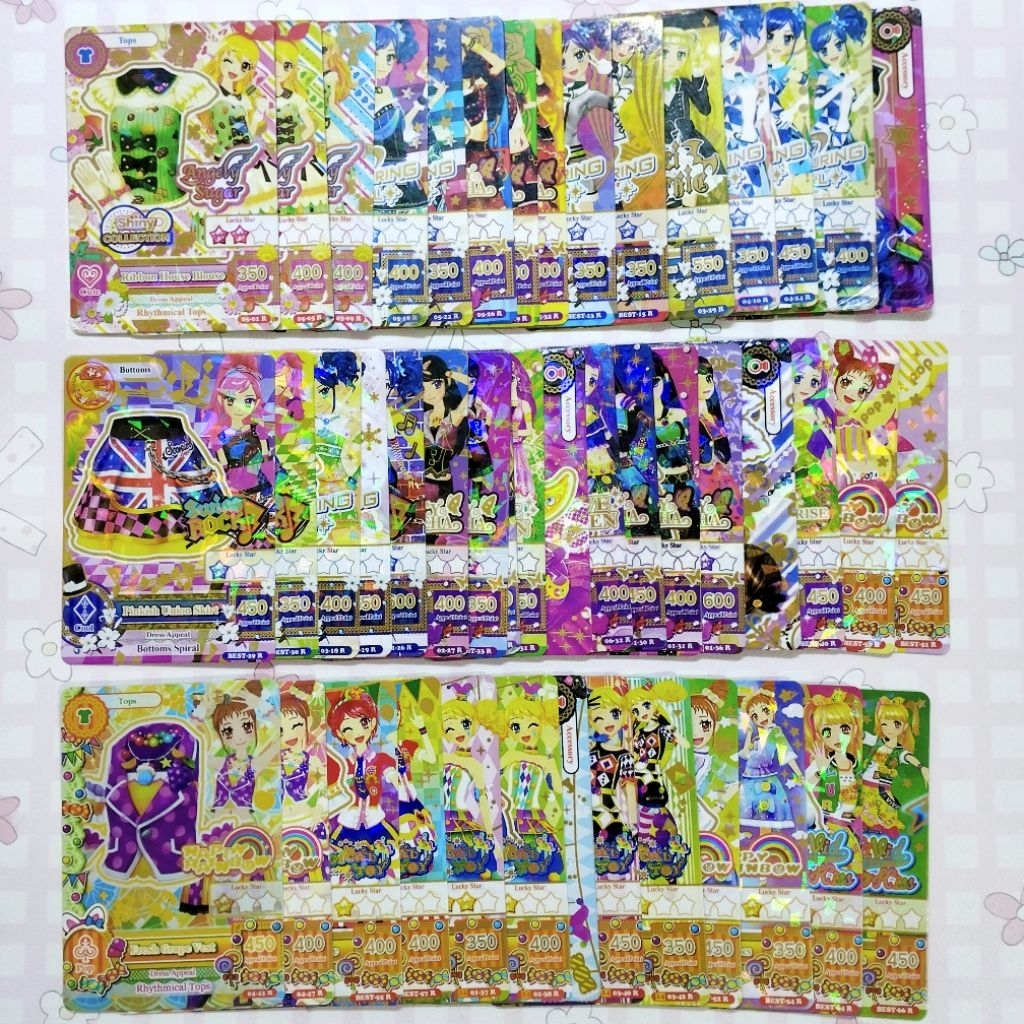 Bulk Take All Kartu Aikatsu Rare Zodiak Fake 46 Cards