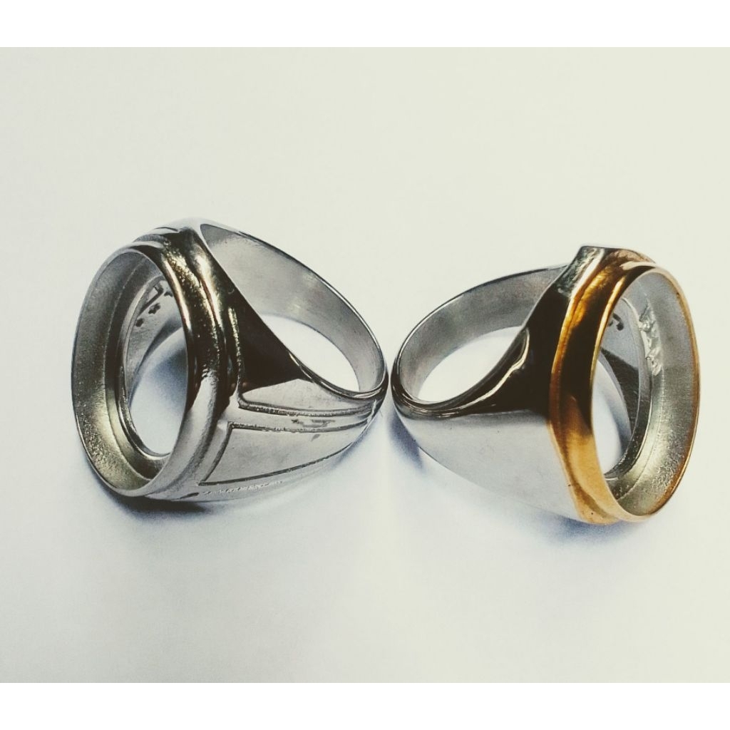 ring emban cincin titanium 15x20