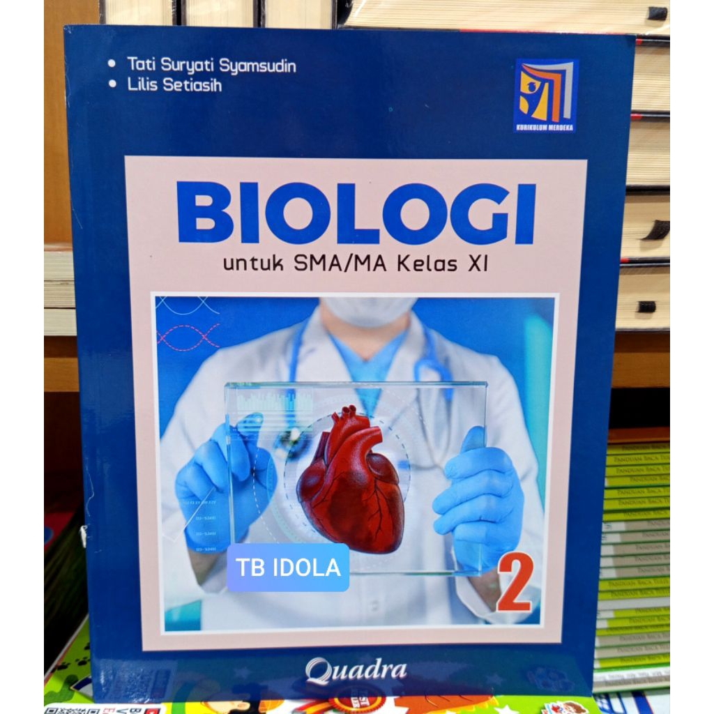 Buku Biologi Kelas 11 SMA Kurikulum Merdeka Quadra