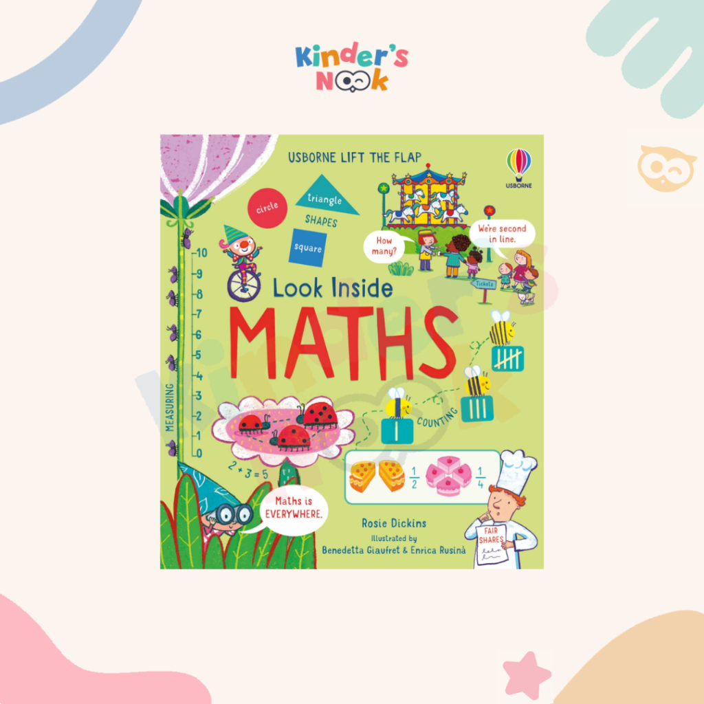 [Kinder's Nook] Look Inside Maths - Buku Anak Impor - Imported Children's Book