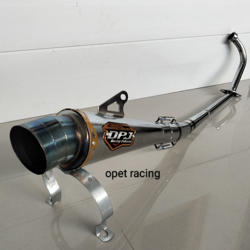 Kenalpot racing DPJ BIRU satria Fu karbu satria Fu injeksi Jupiter MX old Jupiter MX new/135
