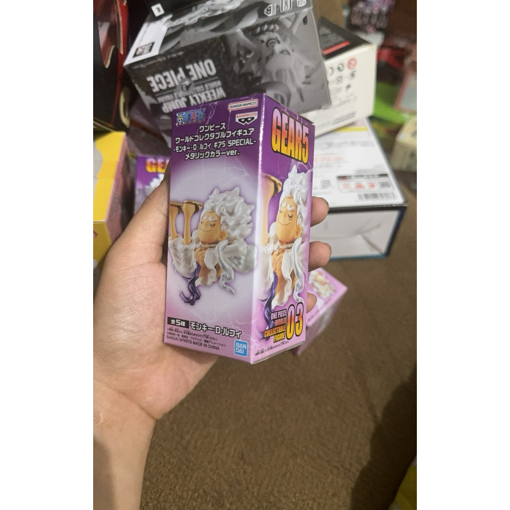 Banpresto WCF Luffy Gear 5 One Piece Metallic Ver