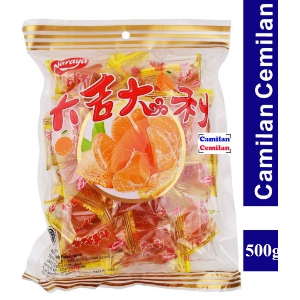 Naraya Jelly Jeruk - Rasa Jeruk Segar, Tekstur Lembut, Halal