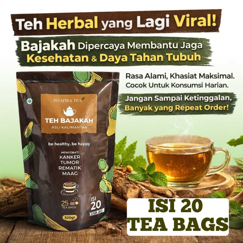 Teh Bajakah/Akar Bajakah/Kayu Bajakah Asli Kalimantan Obat Kanker Suplemen Herbal Original Ampuh COD