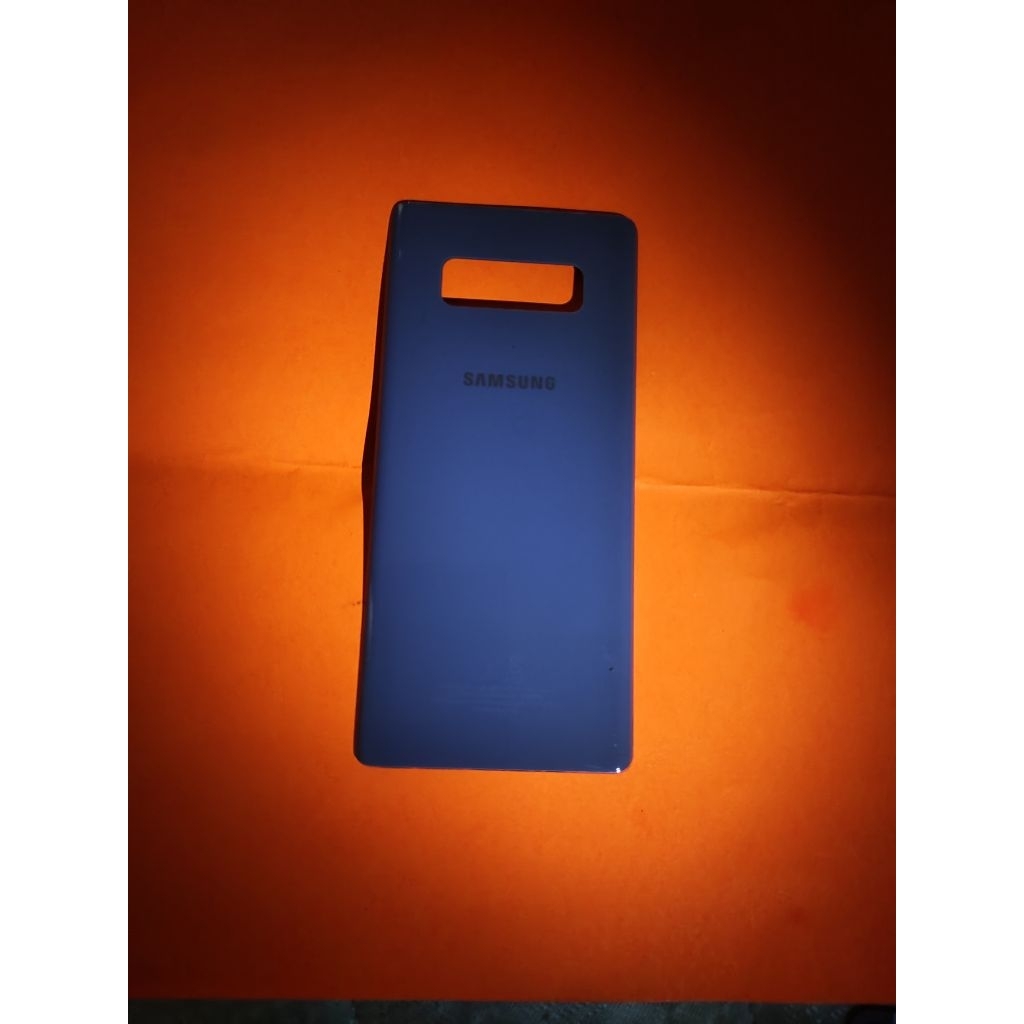 backdor samsung note 8 warna abuabu / gray, kategori mulus, tapi ada lecet dikit