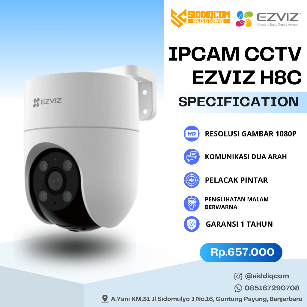 IPCAM CCTV EZVIZ H8C