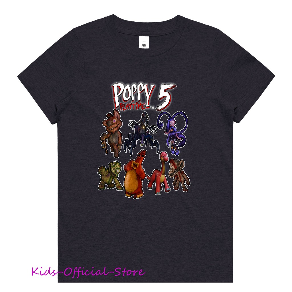 Kaos karakter Poppy playtime chapter 5 Anak Unisex Baju cowok cewek Size L XL XXL Warna Hitam Navy M