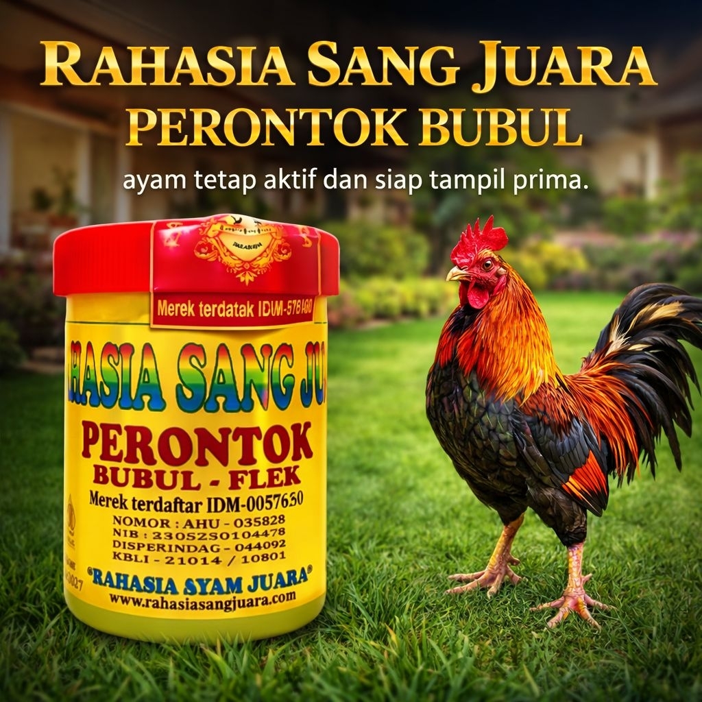 OBAT BUBUL AYAM BANGKOK ADUAN – AMPUH MENGATASI BUBULAN 50g