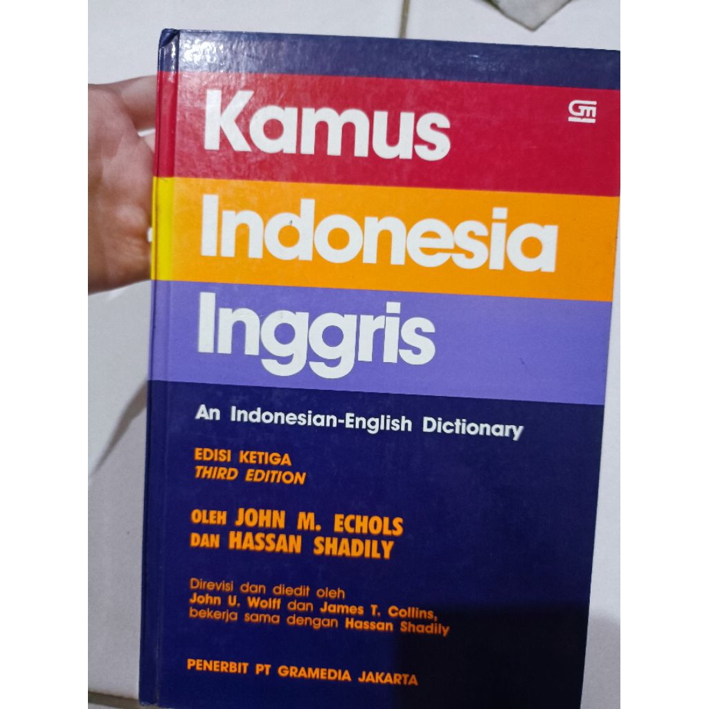 Kamus Indonesia Inggris (hardcover)