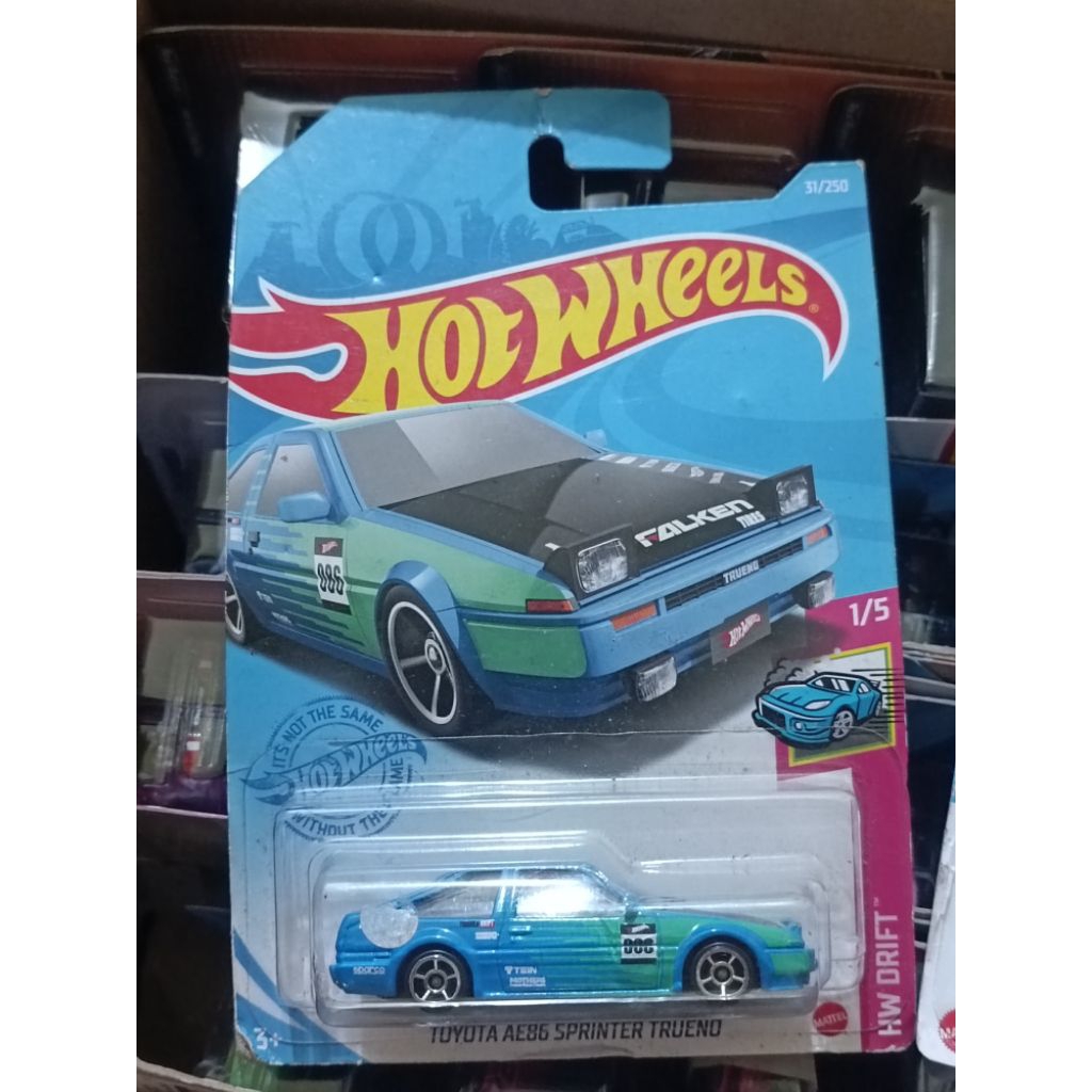 Hot Wheels Toyota Ae86 Sprinter Trueno Falken Toys Diecast