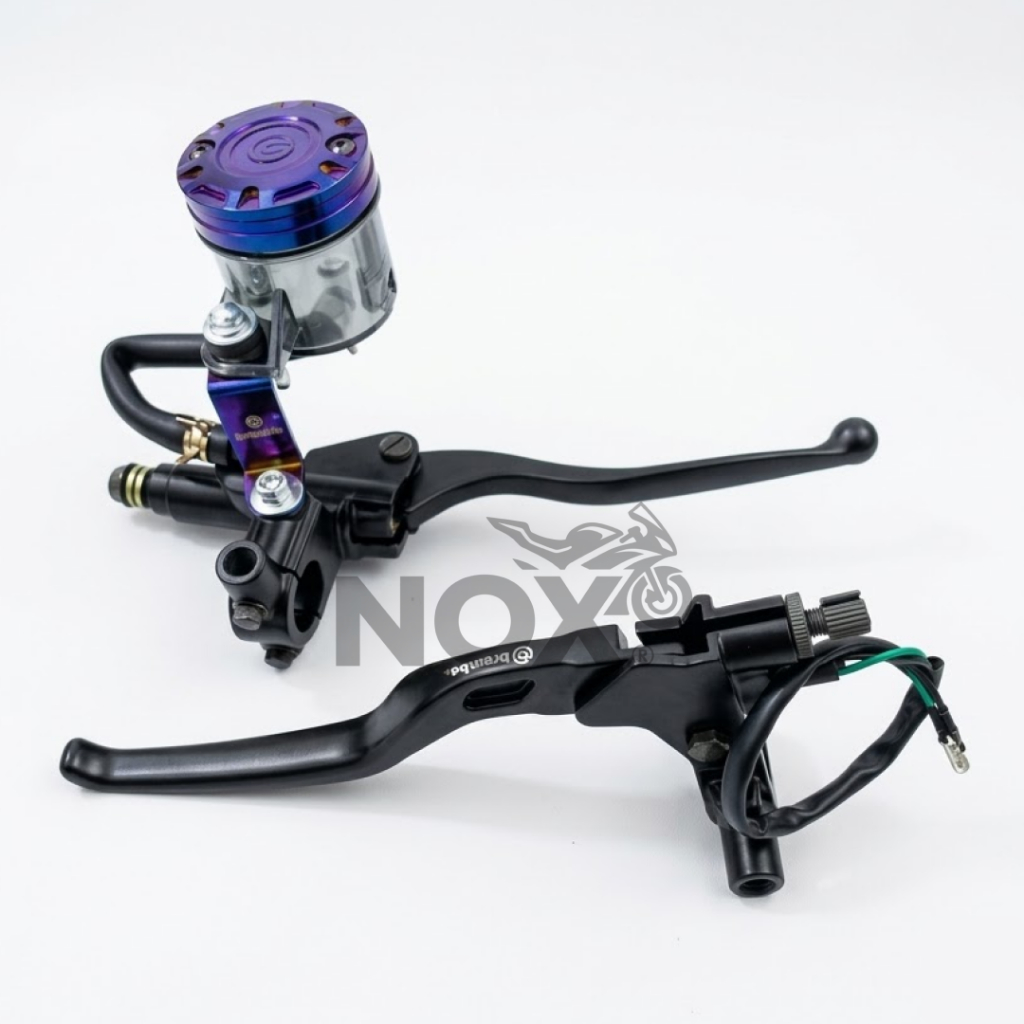 Handle Master Rem Kanan Tabung Two Tone Model RCB BRM + Handle Kiri Kopling Universal Motor RX King 