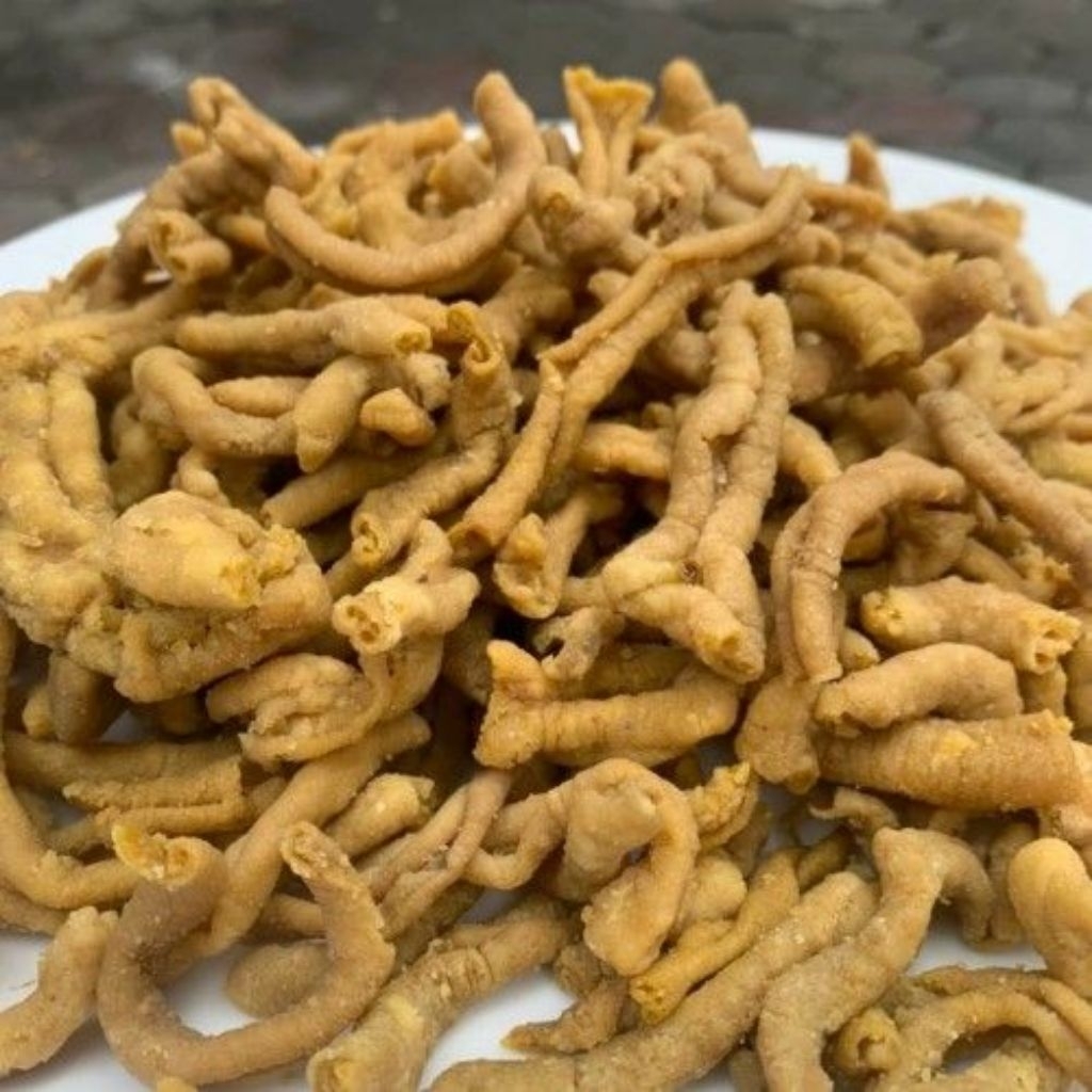 TERLARIS - Keripik Usus Super Renyah Anti Amis - Camilan Kripik Usus Goreng 100gr - 500 gr