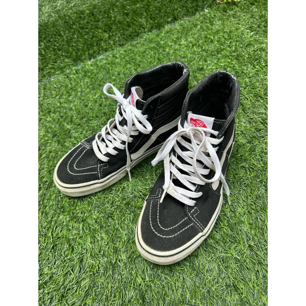 preloved vans high sk8 black