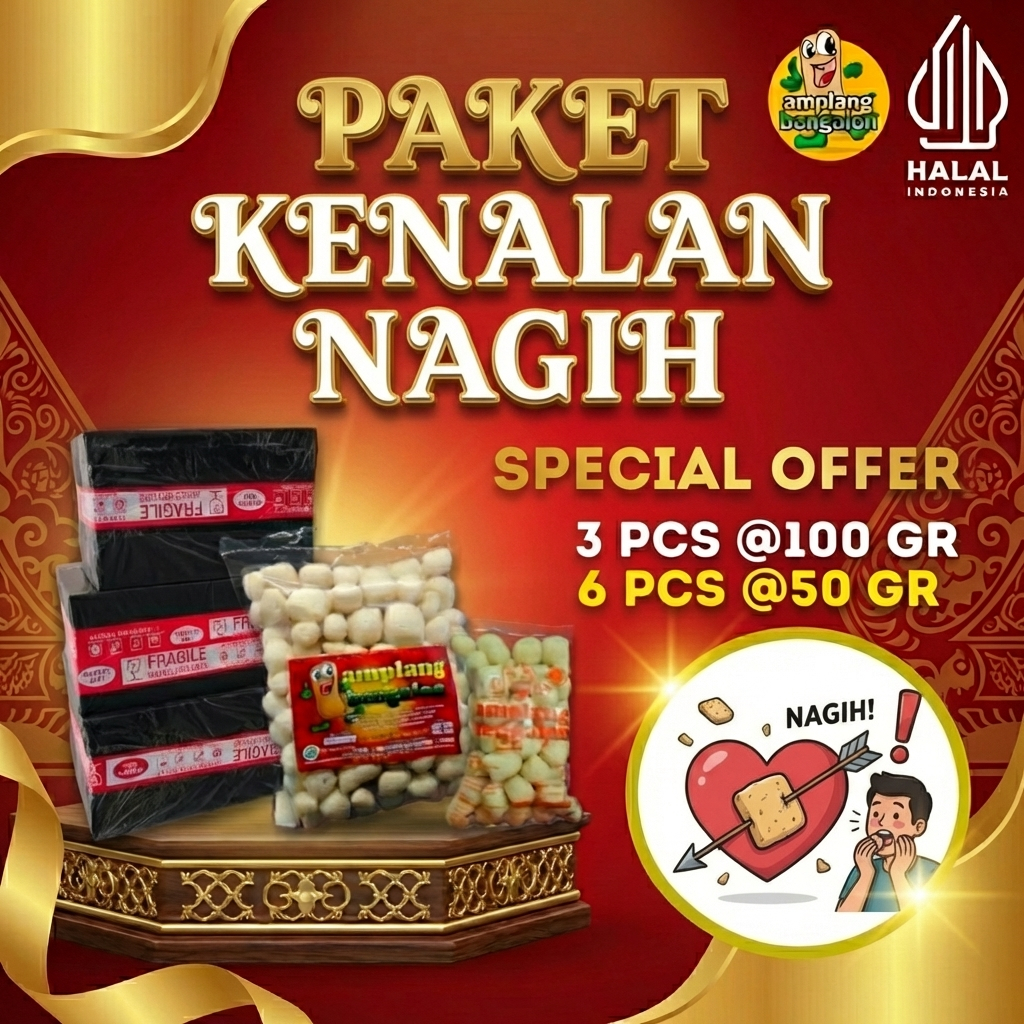 Amplang Bengalon | Paket Kenalan Nagih | Oleh-Oleh Kaltim