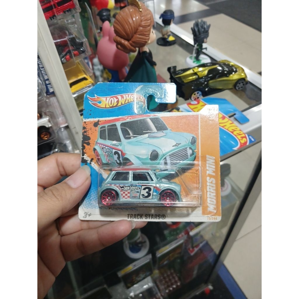 Hot Wheels Morris Mini track star base besi