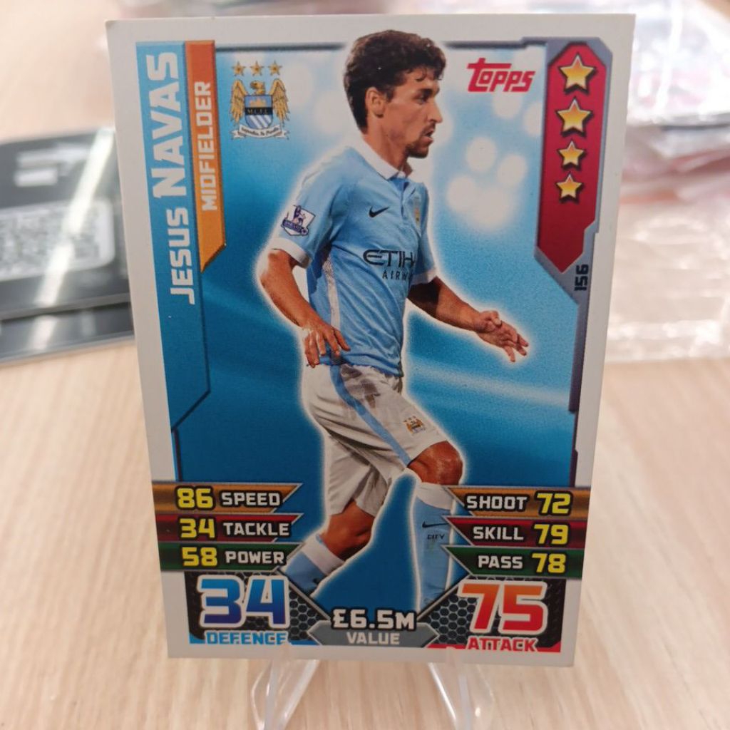 kartu bola match attax epl 2016/2017 Manchester City