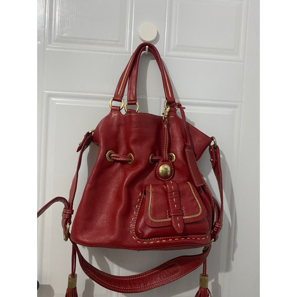 LANCEL SERUT MERAH VVGC