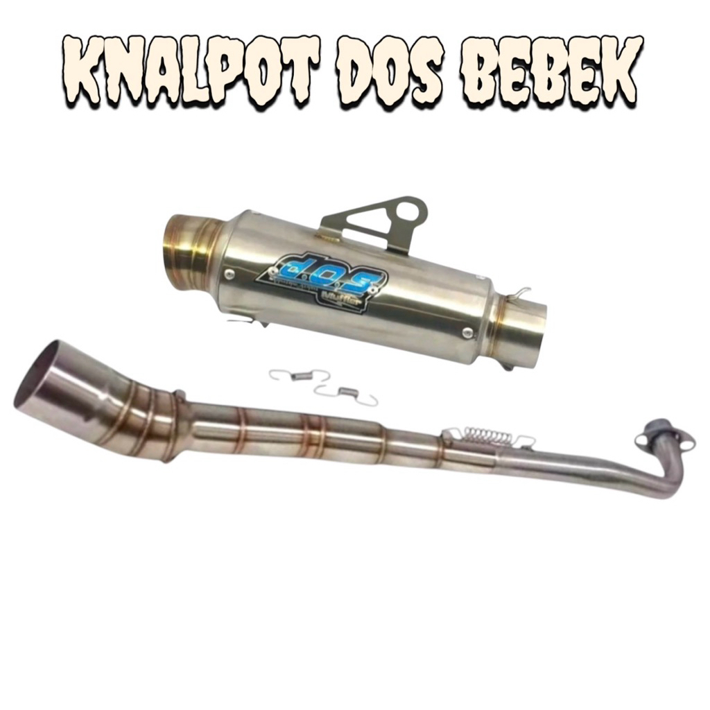 KNALPOT DOS RACING KOLONG BEBEK KNALPOT KOLONG JUPITER Z VEGA SUPRA SMASH KNALPOT RACING DOS KOLONG 