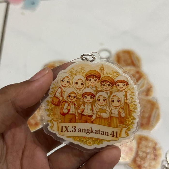 Gantungan Kunci Akrilik Custom Gantungan Kunci SATUAN Ganci Satuan