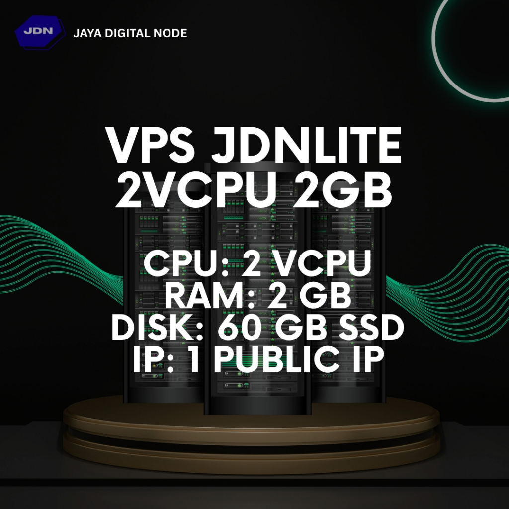 VPS 2vCPU 2GB RAM SSD 60GB – VPS Kencang untuk Multi Tasking 30Hari
