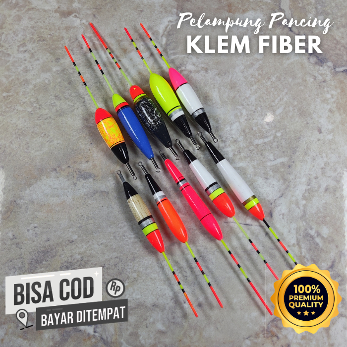 Pelampung Pancing Klem Fiber | Kambangan Ringan Dan Sensitif