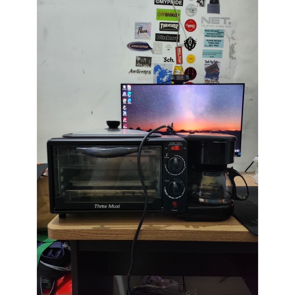 Microwave 3 in 1 Oven Listrik Low Watt