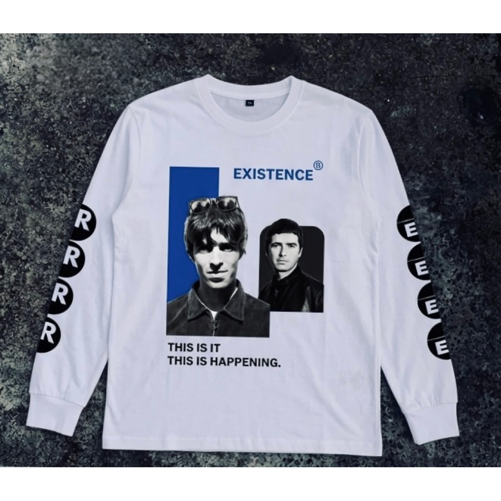 Longsleve Casual Oasis Liam Gallagher dan Noel Gallagher