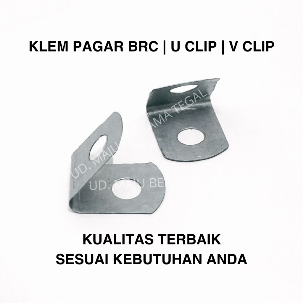 Klem Pagar BRC | Klem BRC | U Clip | V Clip | Tebal 0,5mm & 0,6mm
