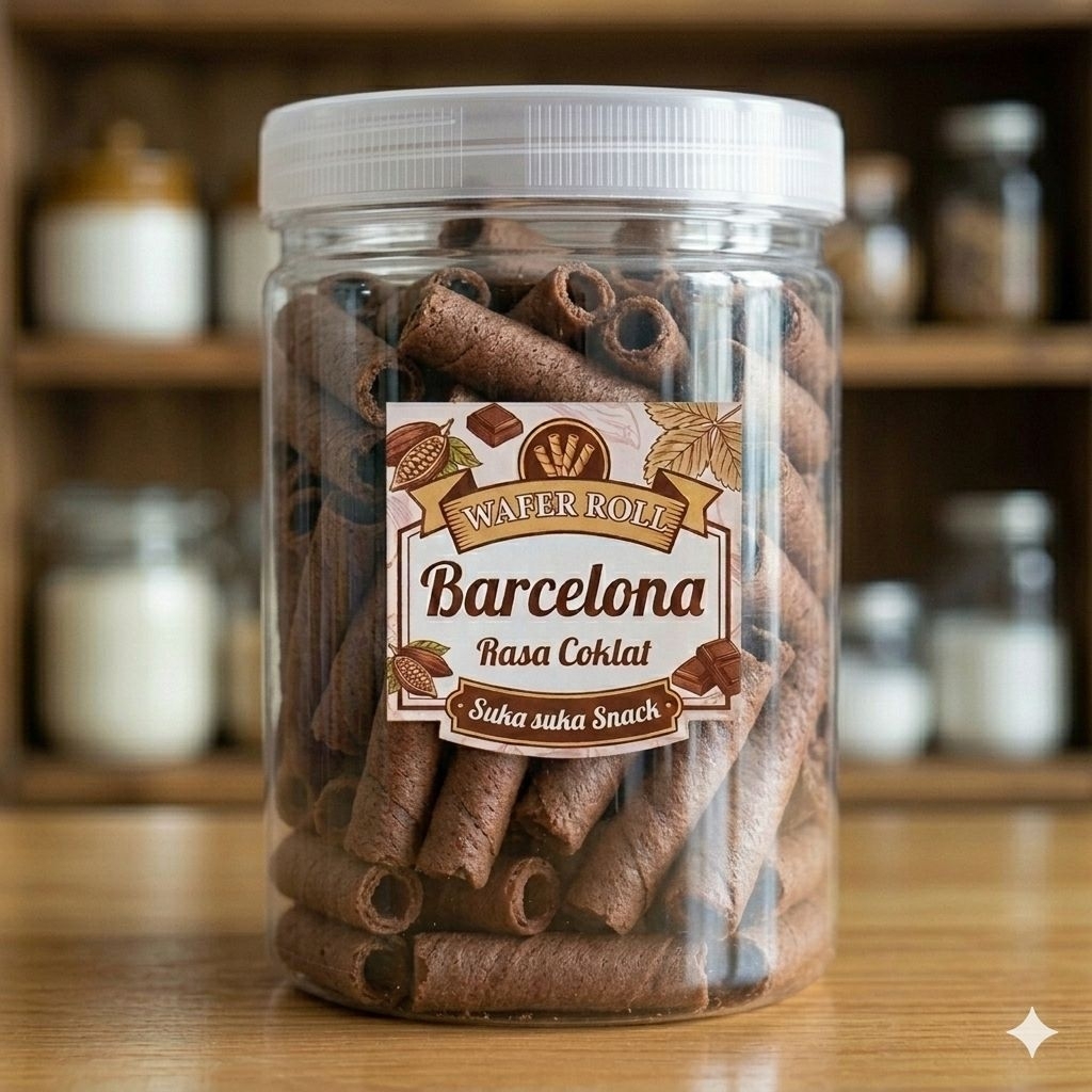 Barcelona Wafer Roll |Snack Hajatan |Snack Souvenir |Hampers