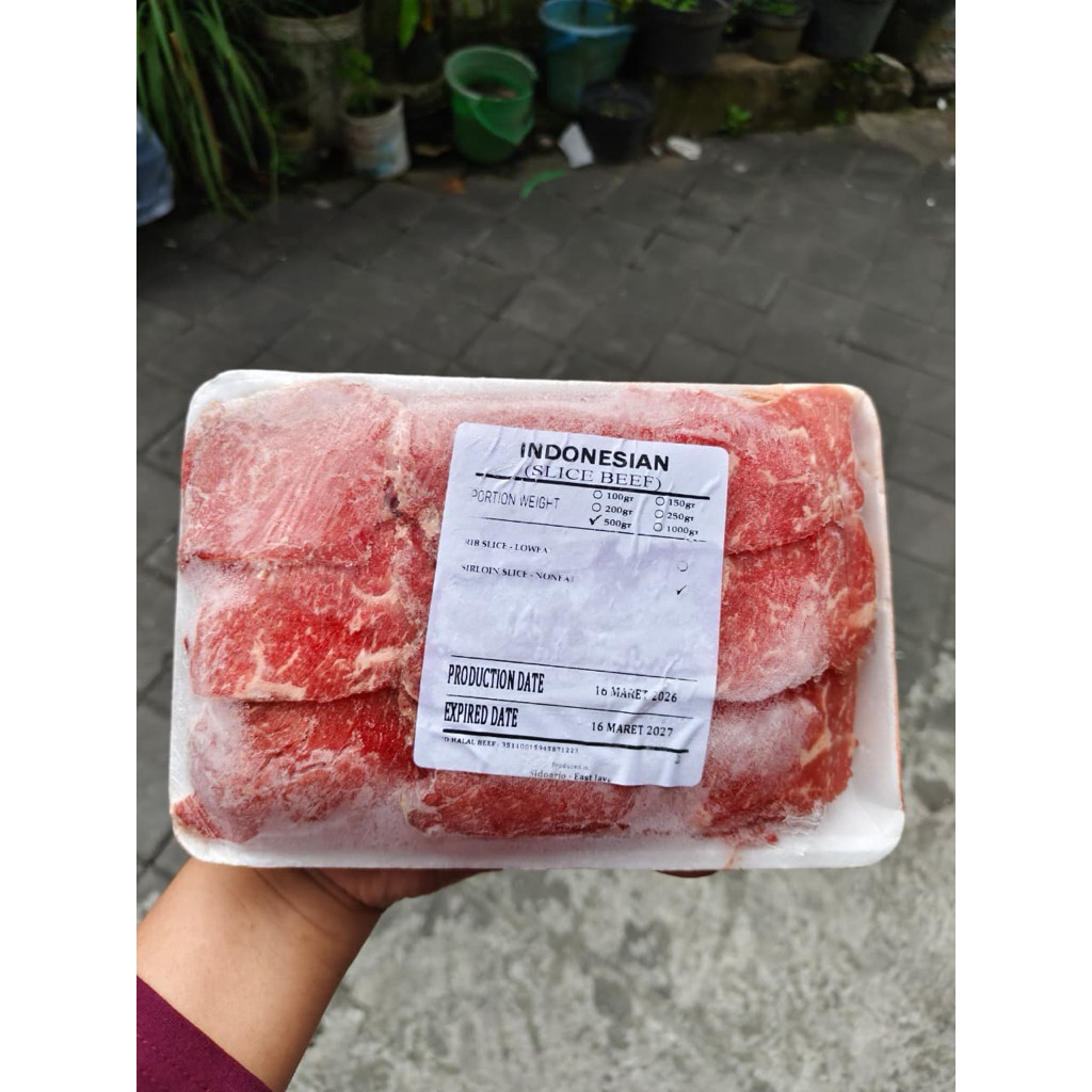 DAGING SLICE SIRLOIN NON FAT