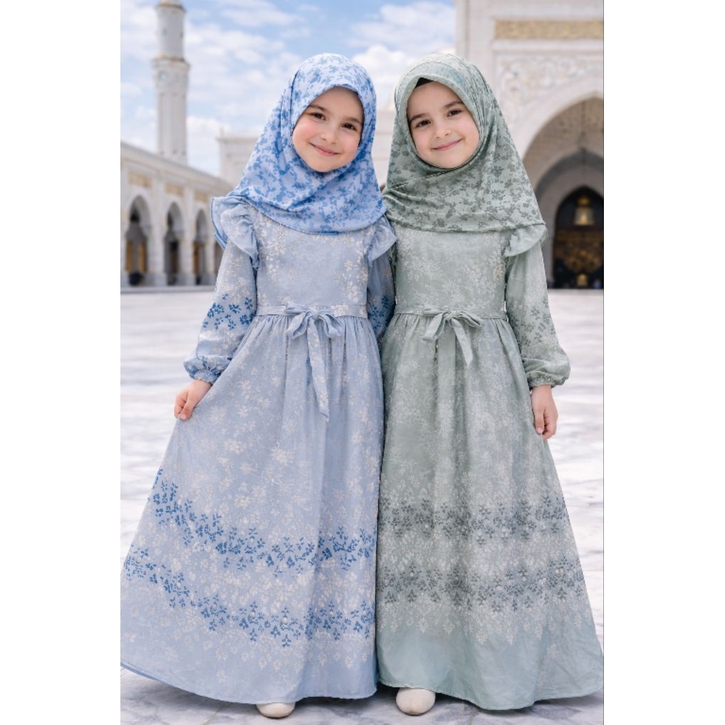 5-9 TAHUN GAMIS ANAK ETNIK SILK DIOR