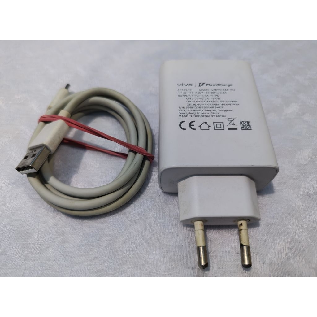 charger ori copotan vivo 80watt (second) jaminan ori