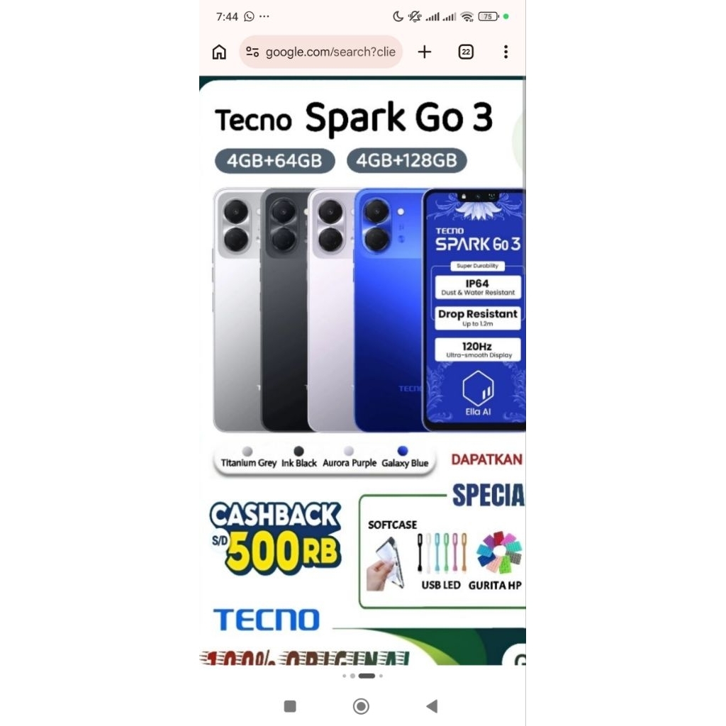 tecno go3
